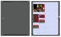 LifeSafety Power FPO150-B100C82D8E4V1 Dual Voltage Access Power System, 8 Lock and 8 Aux Outputs, Managed, Gray