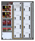 LifeSafety Power FPO150/250-3D8P2M8NLCE8M2/P16B Mercury Power Supply, 400W Dual Voltage, 16-Managed and Auxiliary Outlets, E8M2