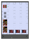 LifeSafety Power FPO250/250-2D8P3M8PE12M Dual Voltage Access Power System, 24 Lock and 24 Aux Outputs, Managed, Gray