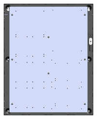 LifeSafety Power E2S-BOXED E2S Expansion Enclosure, Steel Cabinet with Lock and Tamper Switch, Gray