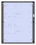 LifeSafety Power E2V ENCLOSURE Vertical Backplate Enclosure, 16"W x 20"H x 4.5"D