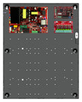LifeSafety Power FPO150-D8PNLCE2 Single Voltage Access Power System, 8 Managed Outputs, Networked, Gray
