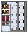 LifeSafety Power FPO150/250-2C8P3D8PE8M2/P16-A e ProWire Unified Power Wall Mount, 400W, 16-Auxiliary