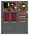 LifeSafety Power FPO75/150-2C82D8E2 FlexPower Dual Voltage Power Supply, (2) C8 Lock Control Distribution Modules, (2) D8 Auxiliary Distribution Module, E2 Enclosure
