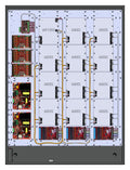 LifeSafety Power FPO250/250-3M8NLC3SD16E12M/T24-A FPO Series Dual Voltage Access Control Power Supply System, M8 and SD16 Modules, 500W, 120VAC, E12 Enclosure