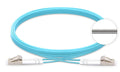 TechLogix M4D-ARM-LCLC-20 Armored OM4 Multimode Duplex LC to LC Fiber Patch Cable, 20m