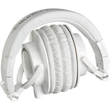 Audio-Technica ATH-M50XWH Professional Monitor Headphones, Closed-Back Dynamic