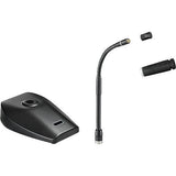 Audio-Technica AUTES925ML18/DS5 18" MicroLine Condenser Gooseneck Mic with 5-Pin Desk Stand Power Module