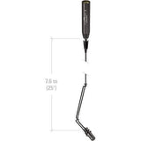 Audio-Technica U853RW UniPoint Series UniLine Cardioid Polar Pattern Hanging Microphone, White