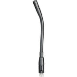 Audio-Technica ES931PMWH ES931 Miniature Hypercardioid Condenser 6" Gooseneck Microphone with Plate-Mount Power Module, White