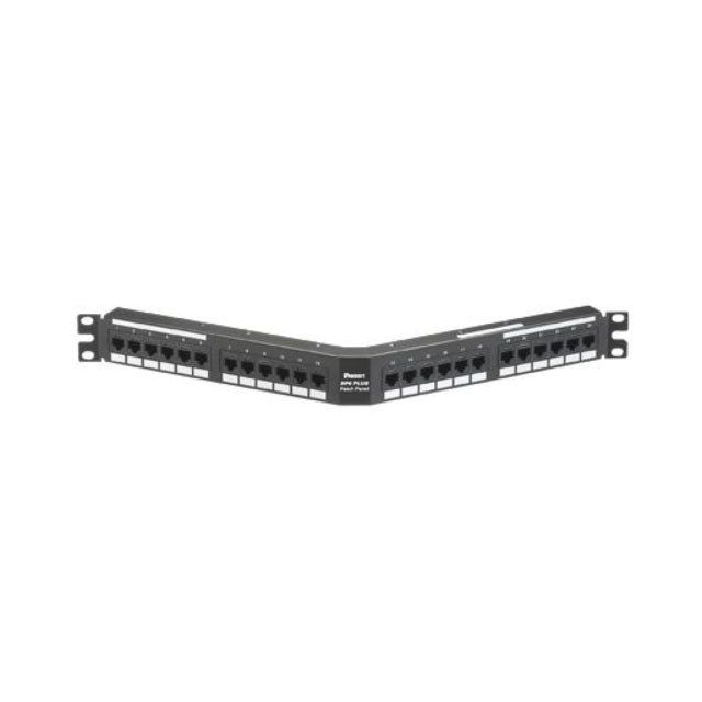 Panduit DPA24688TGY Network Patch Panel, 24-Port