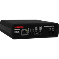 Viking MPS-XP Multicast Paging Server, 4-Dry-Contact Trigger Inputs, 1-Relay Output