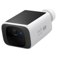Alula CAM-OD-BATT-S220 2K HD Outdoor Bullet Camera with Battery, Night Vision, Wi-Fi, White