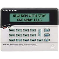 Napco GEMC-FK1-WHT Fire Keypad with 2-Line and 32-Character Alphanumeric LCD Display for Gemini C-Series (GEMC) System, White