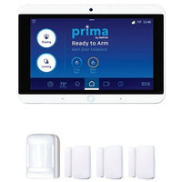 Napco PKIT1A Prima System Kit with AT&T Network, 3 Window / Door Transmitters and PIR, 7" Super Panel