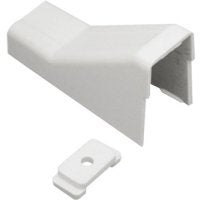 ICC ICRW12CEWH 1/4 in Cable Raceway Ceiling Entry and Clip, White, 10-Pack