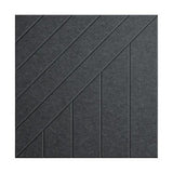 Middle Atlantic AUTT22SQWSTSMSDG TruTile Acoustic Wall Panel, Wide Slant, Shadow Gray