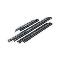 Middle Atlantic BGR-RR19 Forward Rack Rail, 19U, Black E-Coat