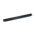 Middle Atlantic BL1 Flanged Aluminum Rack Blank Panel, 1U RMS, Black Brushed and Anodized