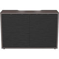Middle Atlantic C3K2D1HA3D4ZPLBK C3 HPL Woodkit, 2 Bay, 32" High, Asian Night with Black Metalwave Doors, TAA Compliant