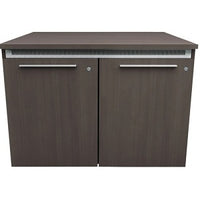 Middle Atlantic C5K2A1SSHA0ZP001 C5 Series Wood Kit with Locks and Handles for C5-FF27-2 Credenza Frame