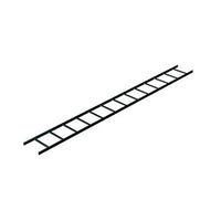 Middle Atlantic CLB-10-W24 Cable Ladder, 24" Width, 10', Black