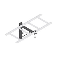 Middle Atlantic CLB-TSB-W24 CL Series Triangle Wall Support Bracket, 24" Wide, Black
