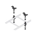 Middle Atlantic CLH-5/8CHK Cable Ladder Ceiling Kit, 0.625" Height