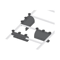 Middle Atlantic CLH-ED5 CL Series Ladder End Drop with Spools, 5" Wide, Black