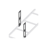 Middle Atlantic CLH-SS-12-2 CL Series 12" Cable Ladder Side Stand-Off, 2-Piece, Black