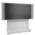 Middle Atlantic FM-DS-6675FS-DD8W Forum Series 66" Free-Standing 3-Bay Display Stand for (1) 70-75" Display, Light
