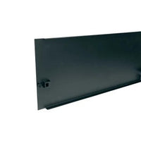 Middle Atlantic FWDEB4 4-Space Flanged Blank Panel, Flat, 4-Space, Black