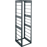 Middle Atlantic GRK-48-36HLRD GRK Series 48U 36" Deep Broadcast Rack with Horizontal Lacing Bars Black