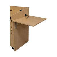 Middle Atlantic L2-FLIPSHELF-GE L2 Flip Shelf, 21" Wide, Grained, Ebony Ash Melamine, TAA Compliant
