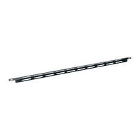 Middle Atlantic LBP-1A LBP Series Horizontal Rack Cable Management Lace Bar, L-Shaped, 10-Piece