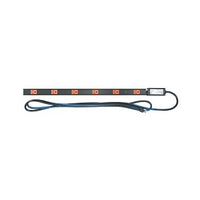 Middle Atlantic PDT-615C PDT Low Profile Vertical Power Strip, 6-Outlet, Basic Surge Protection, 15A