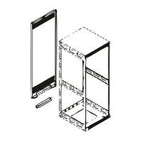 Middle Atlantic RAP14 Rear Access Panel for SLIM5 Racks, 14U RMS, Black