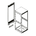 Middle Atlantic RAP43 Rear Access Panel for SLIM5 Racks, 43U RMS, Black