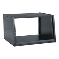 Middle Atlantic 2-6M 6U RMS Slim 2 Sloped Desktop Rack, Wood, Black