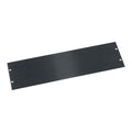 Middle Atlantic AFACE3 RSH Anodized Face Plate, 3U RMS, Black