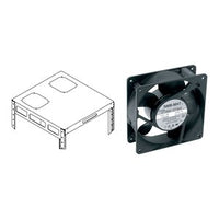 Middle Atlantic AXS-FAN-K AXS Series 114 CFM Fan Kit, 4.5" Fans