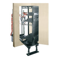 Middle Atlantic AX-SXR-25 AXS In-Wall Slide Out Rack, 20" Deep, 25U, Black