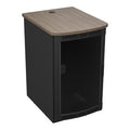 Middle Atlantic BGR-25SA27MDK-C8 Rolling Presentation Rack with Studio Teak Top, TAA Compliant