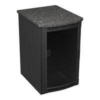Middle Atlantic BGR-25SA27MDK-E2 BGR Rolling Presentation Rack with Midnight Stone Top, 31.35" Depth, 25U
