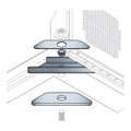 Middle Atlantic BGR-ISO-Z4 Seismic Brackets for ISO BGR Racks