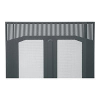 Middle Atlantic BVFD-19 Vented Front Door for BGR Racks, 19U RMS, Black