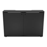 Middle Atlantic C3K2D1MHA5A5B2ZP01 C3 HPL Woodkit, 2 Bay, 32" High, Wilsonart Black Cabinet and Doors, TAA Compliant