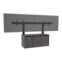 Middle Atlantic C5-2731-XLD2-75 C5 Credenza X-Large Dual Display Mount for 66-90"Display, 75" Height