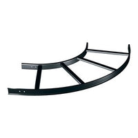 Middle Atlantic CLB-90HB-W18 90° Horizontal Ladder Bend, 18" Width, Black