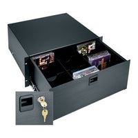 Middle Atlantic D4LK Heavy-Duty Rack Mounted Drawer with Keylock, 4U RMS